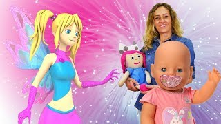 Spielspaß mit Nicole und Puppen  Smarta und Flügel für Barbie [upl. by Marabel]