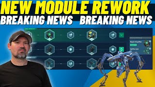 WR Huge Module Rework  New Robot and other Info  War Robots [upl. by Reyaht955]