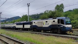 Tren Transcantabrico en Aranguren Bizkaia 2272022 [upl. by Aindrea910]