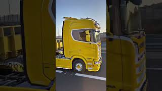 Scania super V8 truck exterior love scania heavy trailer Ep 94short truckdriver trucking 🇸🇪💪💪👈 [upl. by Ettennod229]