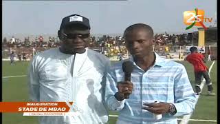 INAUGURATION STADE DE MBAO  P12 [upl. by Nonnel]