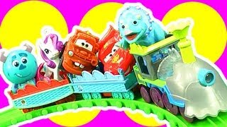 Dinosaur Train amp Diesel 10 Dinosaur Train Mix N Match Toy Choo Choo Fun [upl. by Nobe]