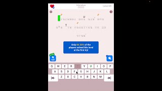 Cryptogram The Solution For Level 68  Word Brain Puzzle [upl. by Nhguavad]