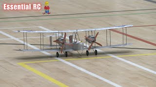 Super scale  Vickers Vimy British Heavy Bomber  Graham Smith  BMFA Indoor Scale Nationals 2023 [upl. by Nnyllatsyrc]