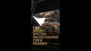 Rocket System MLRSHIMARS Crewmember 13M [upl. by Ailhat]