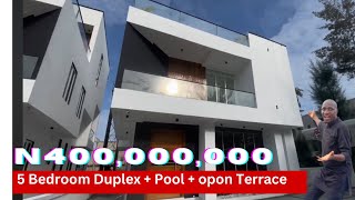 HOUSE FOR SALE IN LEKKI LAGOS NIGERIA  Beautiful 5 Bedroom Duplex in Lekki [upl. by Aissert]