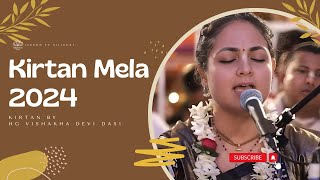 Divine Kirtan by Vishakha Devi Dasi  Day 3 Highlights  ISKCON Siliguri  Kirtan Mela 2024 [upl. by Naval34]