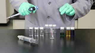 Solid Phase Extraction SPE Color Demonstration [upl. by Acirrehs]