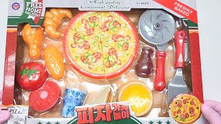 8 Minutes Satisfying pizza shop play toy Unboxing ASMR [upl. by Eniad]