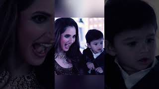 Sania Mirza at Anam Mirza wedding looks great virlshorts virlshorts virlshorts [upl. by Arhez]