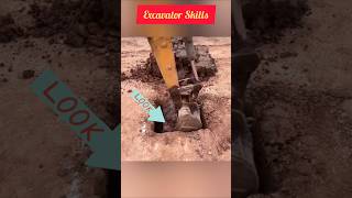 shorts  soil cutting work excavator technical use the construction corner [upl. by Davon]