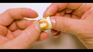 Faltanleitung Ring aus Geld  Origami Falten leicht gemacht [upl. by Animor]