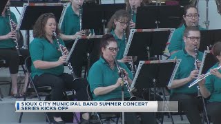 Sioux City Municipal Band Summer Concert Series Kicks Off [upl. by Retrak702]