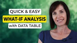 Excel WhatIf Analysis amp Data Tables  Easy Guide for Big Decisions [upl. by Gabe]