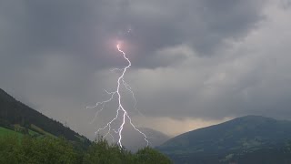 22072020 Und wieder ein kurzes Gewitter Mittersill AT [upl. by Carolan13]