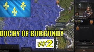 Crusader Kings III Duchy of Burgundy No Commentary Episode 2 [upl. by Phyllis]