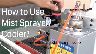 Mist Sprayer Fog Lubrication Pump Using Guide [upl. by Oakley957]