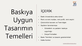 Baskıya Uygun Tasarımın Temelleri Bölüm 1 I Renk ve Renk Modları Renk Profili Renk Seçimi Eğitimi [upl. by Segroeg]