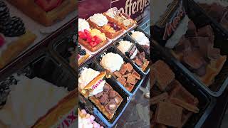 Haven Volendam Amsterdam Netherlands Beautiful Waffles [upl. by Luanni197]