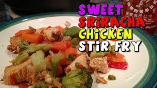 Low Carb Chicken Stir Fry  Sweet Sriracha Meal Prep [upl. by Silenay]