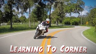 How To Ride a Motorcycle Part 3  Cornering amp Counter steering [upl. by Dawna898]