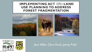 Implementing Act 171 Land Use Planning To Address Forest Fragmentation  2018 1st Edition [upl. by Anitsirhc724]