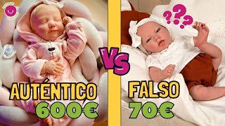 Diferencias entre BEBÉS REBORN AUTÉNTICOS y REBORNS FALSOS 😵‍💫 [upl. by Hsakaa]