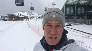 Alpe dHuez Snow Report 4th March 2019 [upl. by Fredie]