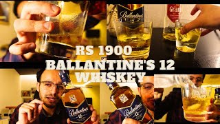 Ballantines 12 Whiskey Review [upl. by Pronty359]