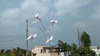 DIY paper drone that can fly paper drone wind power dronedrone [upl. by Rolfston]