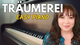 Schumann Traumerei EASY PIANO  Sheet Music Kinderszenen Op 15 No 7 [upl. by Sherris984]