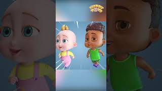 Walking Walking Hop Hop Song Part 1  Nursery Rhymes amp Kids Songs  Happy Tots [upl. by Browning570]