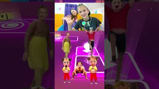 Vlad and Niki Diana and Roma Coffin Dance Meme Tiles hop Game shorts vladandniki [upl. by Sarkaria]