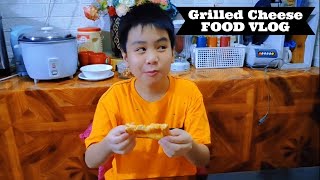 Grilled Cheese amp Egg Bread  FOOD VLOG by Luis [upl. by Etnoel]