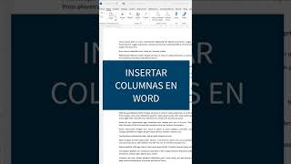 Texto en COLUMNAS en Word 👉 fácil y rápido [upl. by Laktasic]