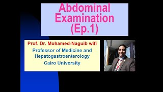 Abdominal Symptomatology  Prof MohamedNaguib Wifi [upl. by Ik351]