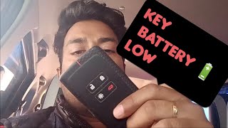 Smart KeyCard Battery Change In Triber  Triber mai key battery low error  keeponmovingvlog [upl. by Hebert]