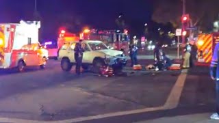 Pomona CA Vehicle vs Motorcycle 🏍️ pomona automobile nomorekidsinscientology [upl. by Celik]