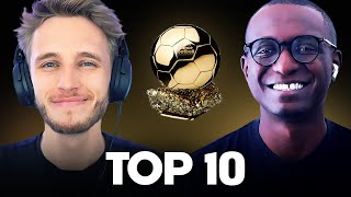 🏆 Notre top 10 du Ballon dOr avec LesOUTSIDERZ [upl. by Zaob385]