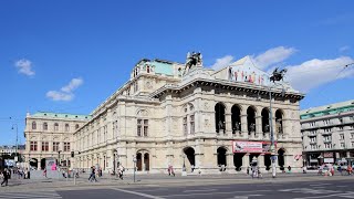 Vienna Walking Tour  Vienna State Opera to St Stephens Cathedral  Kärntner Straße [upl. by Ayn]