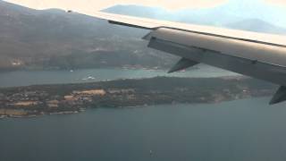 Landing at Kefalonia Airport  19th August 2012 [upl. by Eeram]