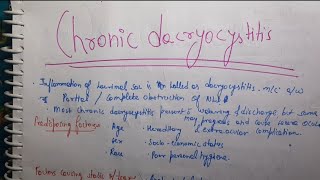 Chronic Dacryocystitis Ophthalmology [upl. by Celina]