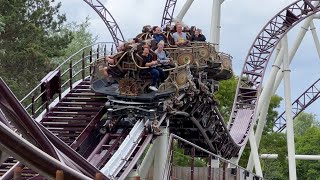 Ride To Happiness Plopsaland De Panne  Roller Coaster OffRide 4K60FPS [upl. by Aniuqaoj]