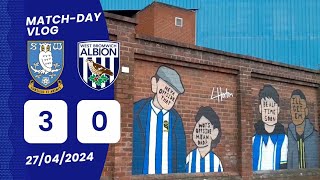 Sheffield Wednesday Vs West Bromwich Albion SWFC 3 – 0 WBAFULL MATCHDAY VLOG [upl. by Norrie]