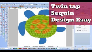 how to make Twin Sequin Design easy [upl. by Pandolfi]