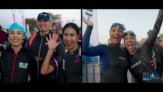 IRONMAN 703 Vouliagmeni Greece  Race Movie [upl. by Nnylecyoj42]