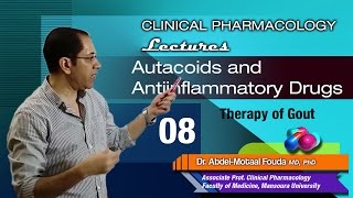 Lecture 08 Ar  Drug therapy of gout [upl. by Sauveur850]