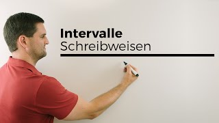 Intervalle Schreibweisen Mengen Bereiche Klammern  Mathe by Daniel Jung [upl. by Aneertak]