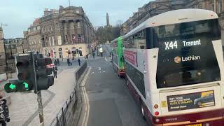 Lothian Buses Route X26 West End  Port Seton [upl. by Nawd275]