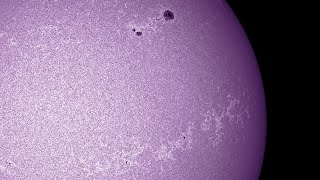 Utraviolet sun – First light of Antlia CaK II 3nm filter [upl. by Ahseekat]